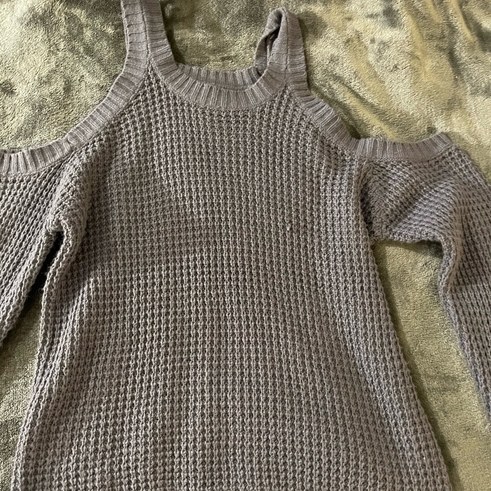 blue sweater